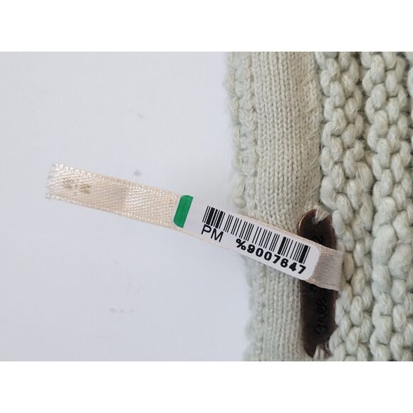 NWT Free People Light Green Chucky Knit Dolman Sleeve Oversized Sweater Size M - Picture 8 of 13